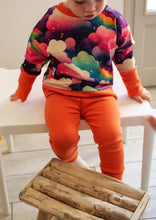 Charger l'image dans la galerie, Leggings côtelés évolutifs Tangerine