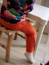 Charger l'image dans la galerie, Leggings côtelés évolutifs Tangerine