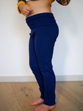 Charger l'image dans la galerie, Leggings côtelés évolutifs Encre bleue