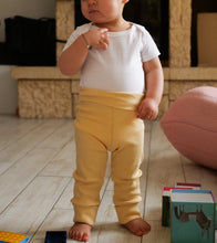 Charger l'image dans la galerie, Leggings côtelés évolutifs unis coquille d’œuf