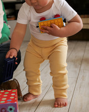 Charger l'image dans la galerie, Leggings côtelés évolutifs unis coquille d’œuf