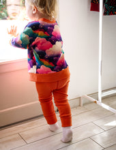 Charger l'image dans la galerie, Leggings côtelés évolutifs Tangerine