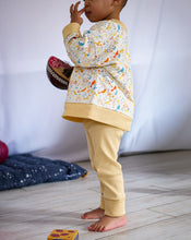 Charger l'image dans la galerie, Leggings côtelés évolutifs unis coquille d’œuf