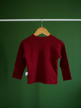Charger l'image dans la galerie, Tee-shirt long évolutif Midnight red