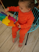 Charger l'image dans la galerie, Leggings côtelés évolutifs Tangerine