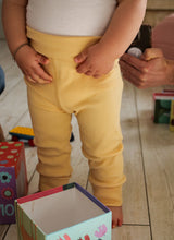 Charger l'image dans la galerie, Leggings côtelés évolutifs unis coquille d’œuf