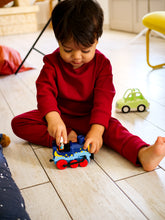 Charger l'image dans la galerie, Tee-shirt long évolutif Midnight red