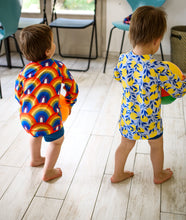 Charger l'image dans la galerie, Tee-shirt de bain manches longues UPF 50+ Zeste bleu