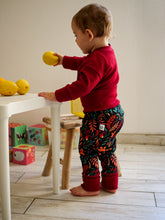 Charger l'image dans la galerie, Tee-shirt long évolutif Midnight red