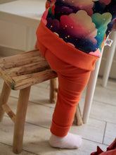Charger l'image dans la galerie, Leggings côtelés évolutifs Tangerine