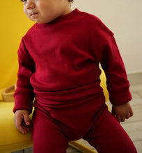 Charger l'image dans la galerie, Tee-shirt long évolutif Midnight red