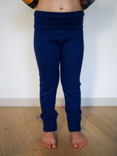 Charger l'image dans la galerie, Leggings côtelés évolutifs Encre bleue