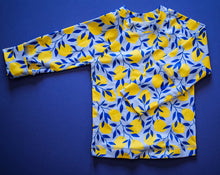 Charger l'image dans la galerie, Tee-shirt de bain manches longues UPF 50+ Zeste bleu
