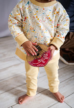 Charger l'image dans la galerie, Leggings côtelés évolutifs unis coquille d’œuf