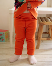 Charger l'image dans la galerie, Leggings côtelés évolutifs Tangerine