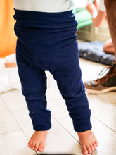 Charger l'image dans la galerie, Leggings côtelés évolutifs Encre bleue