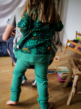 Charger l'image dans la galerie, Leggings côtelés évolutifs unis Vert clairière