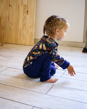 Charger l&#39;image dans la galerie, Leggings côtelés évolutifs Encre bleue
