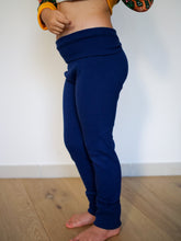 Charger l&#39;image dans la galerie, Leggings côtelés évolutifs unis Encre bleue
