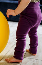 Charger l'image dans la galerie, Leggings côtelés évolutifs Purple Passion
