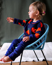 Charger l&#39;image dans la galerie, Leggings côtelés évolutifs Encre bleue
