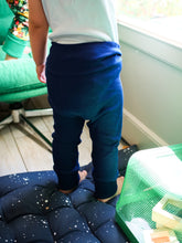 Charger l&#39;image dans la galerie, Leggings côtelés évolutifs Encre bleue
