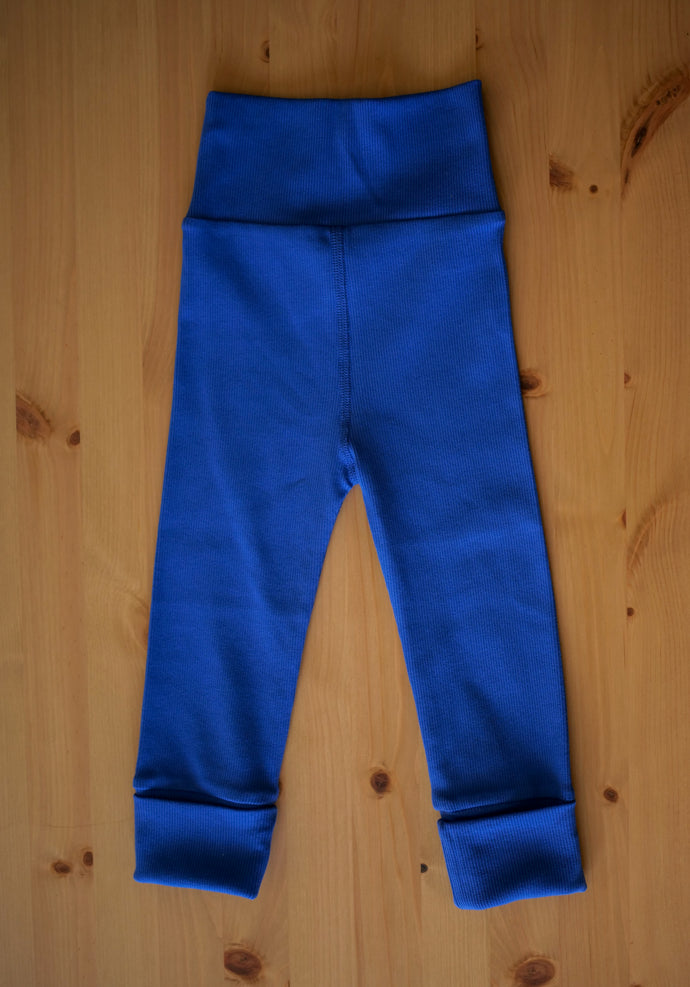 Leggings côtelés évolutifs Electric blue