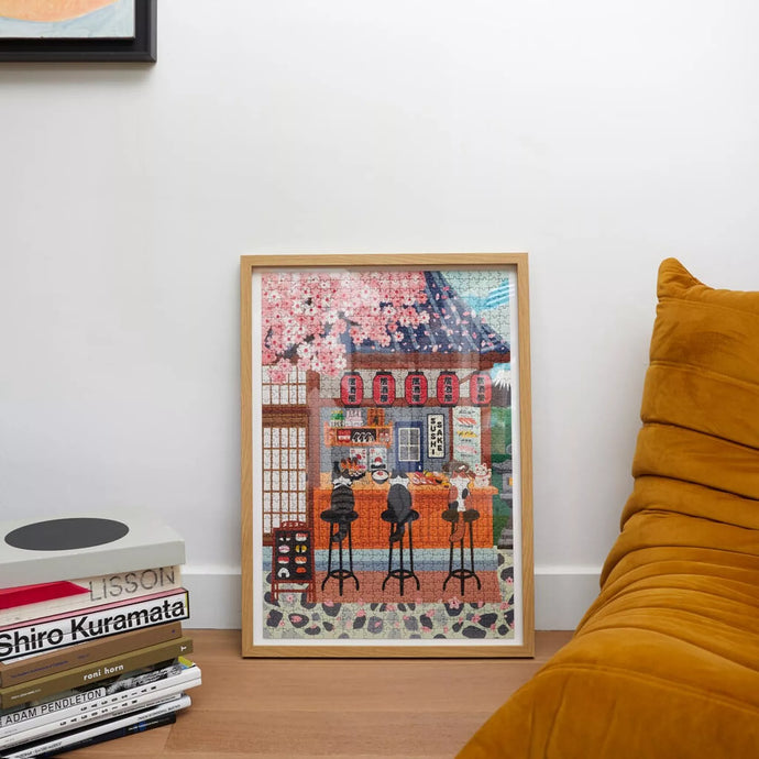 Puzzle d’art sushis chats 1000 pièces