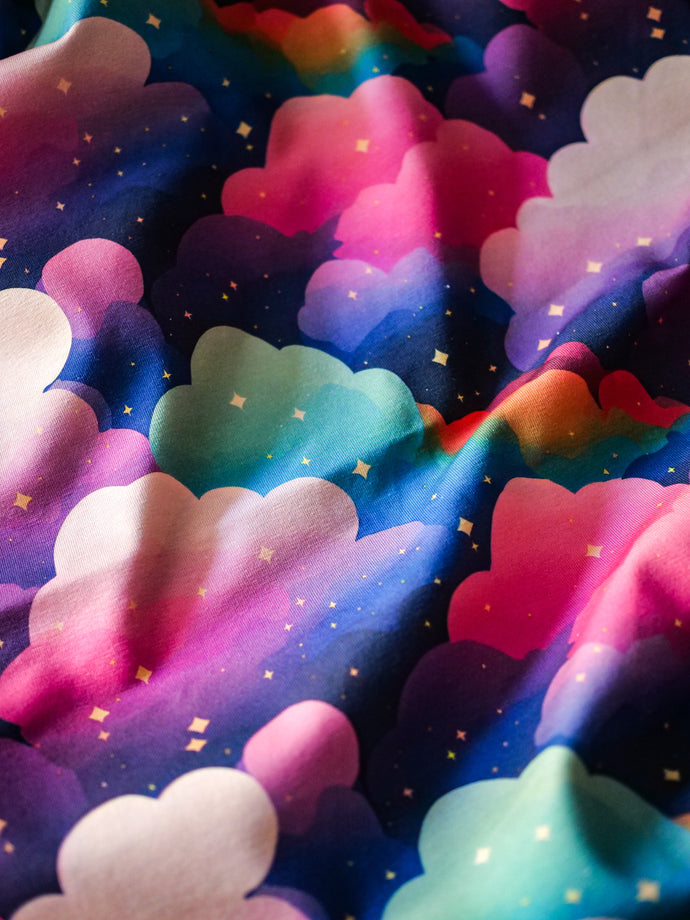 Coupon de tissu Rainbow clouds