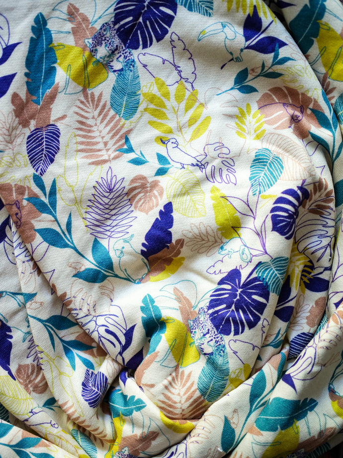 Coupon Tissu Jungle