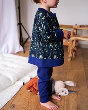 Charger l&#39;image dans la galerie, Leggings côtelés évolutifs Encre bleue
