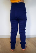 Charger l&#39;image dans la galerie, Leggings côtelés évolutifs Encre bleue
