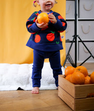 Charger l&#39;image dans la galerie, Leggings côtelés évolutifs Encre bleue
