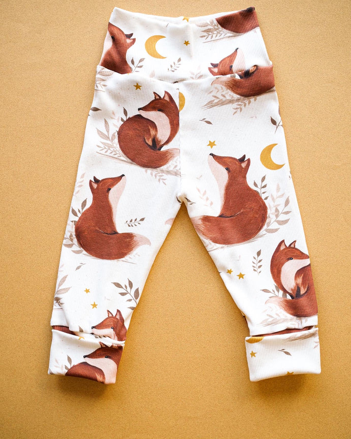 Leggings côtelés évolutifs Renards