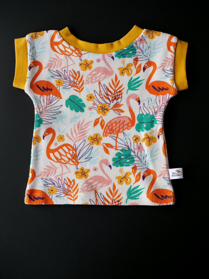 T-Shirt loose Flamingo